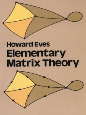 cover image of Elementary Matrix Theory